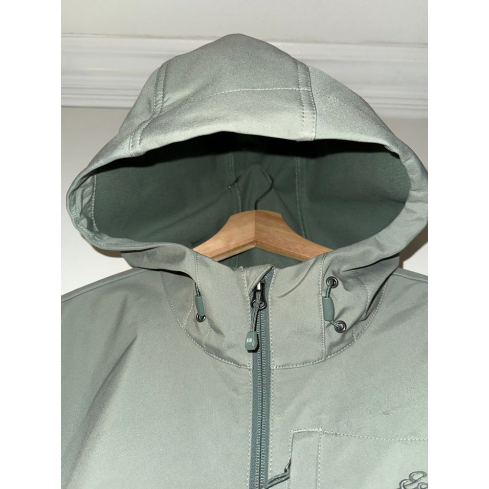 Men's Eddie Bauer Point Vista Windproof Green Performance Jacket size Large Tall - Picture 6 of 12